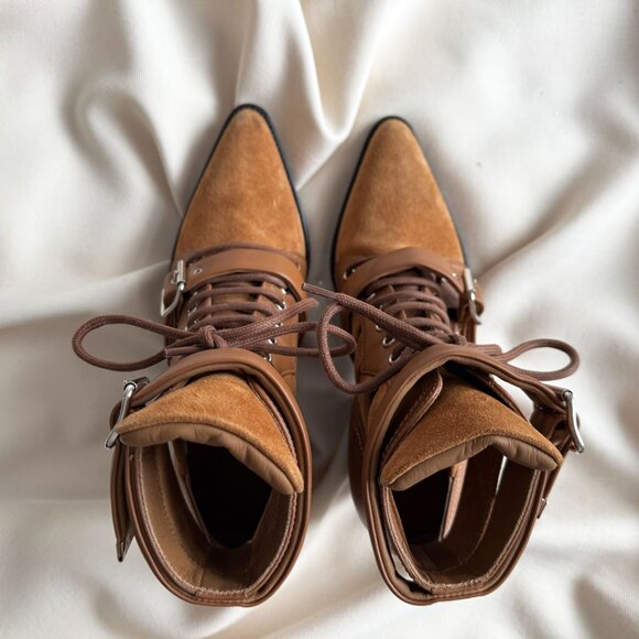 Chloe Rylie Boots in Tan Suede, size 41 - Picture 12 of 13